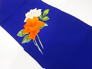 リサイクル　塩瀬花模様名古屋帯